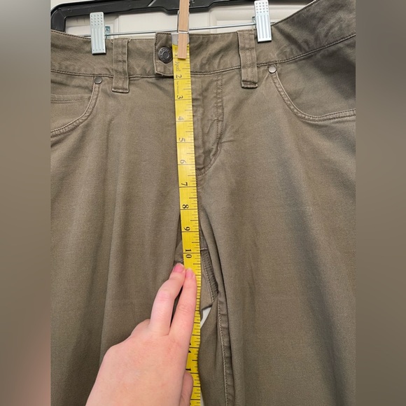Vintage y2k low-rise Royal Robbins Outdoor Goddess 12 bootcut olive 90s hiking - Picture 9 of 13